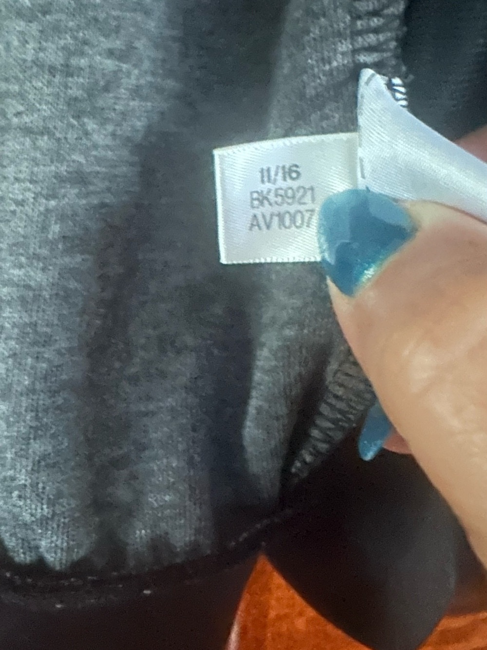 adidas Black Jacket with Blue Trefoil Tag - Picture 7 of 7